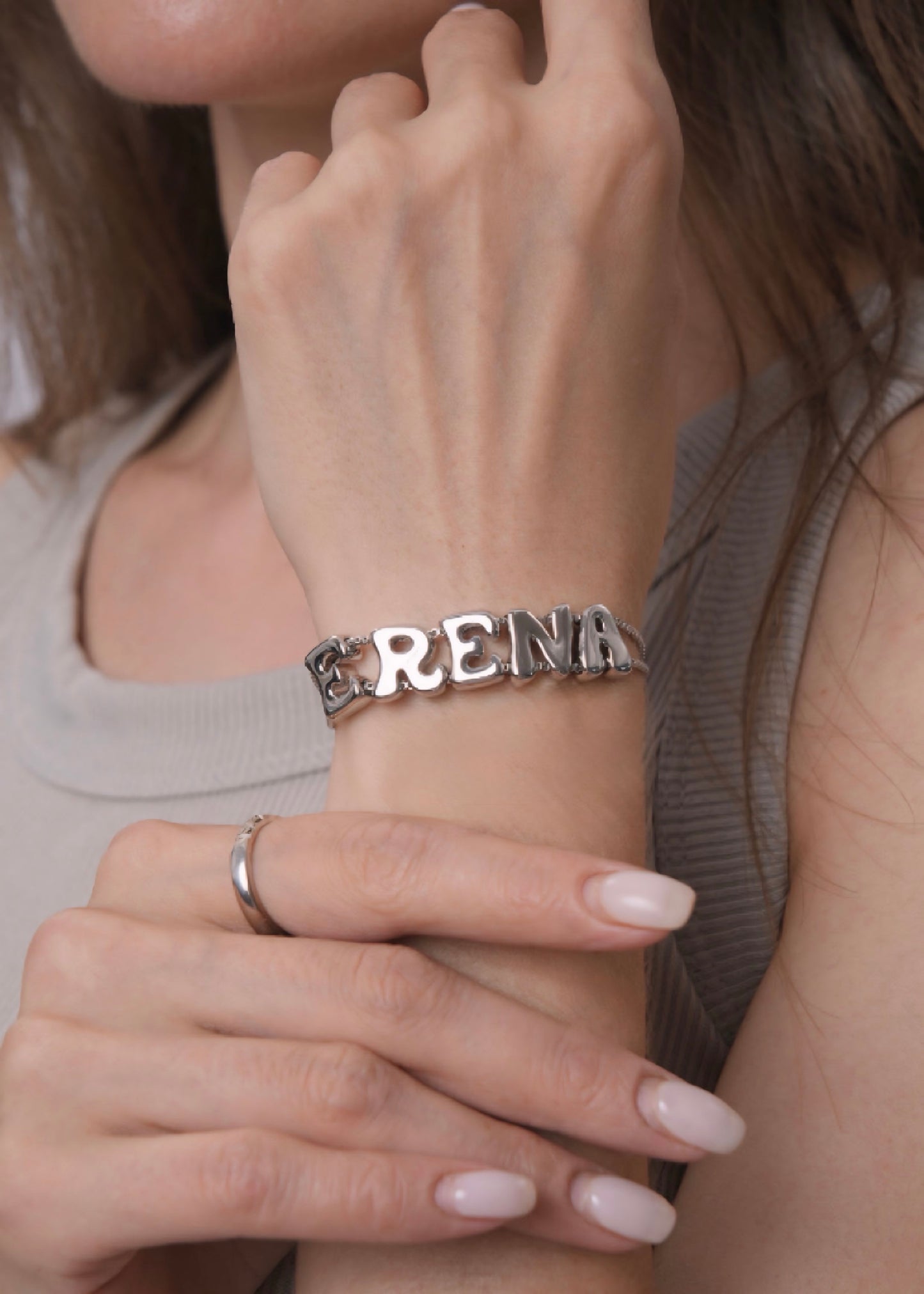 Letter Link Bracelet