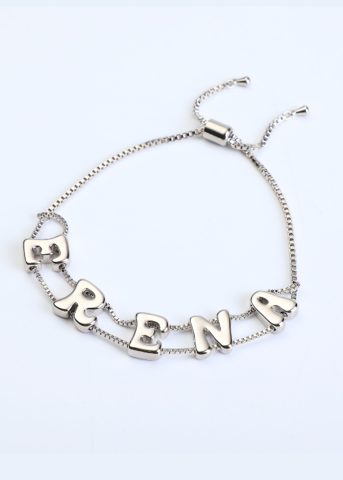 Letter Link Bracelet