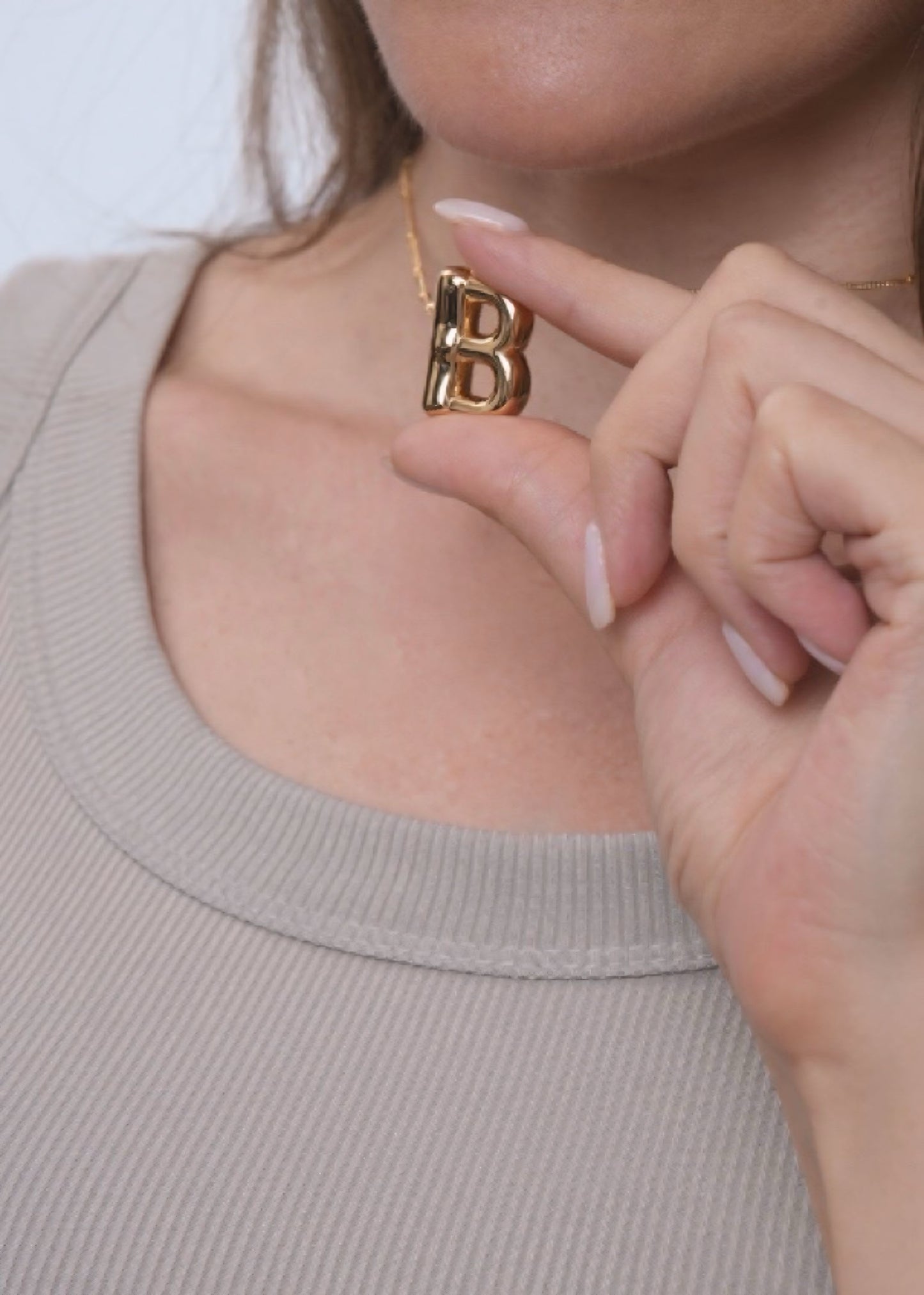 Bold Letter Necklace
