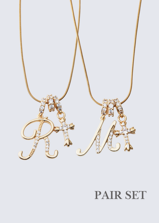 お得なペアセット Sparkle Charm Necklace